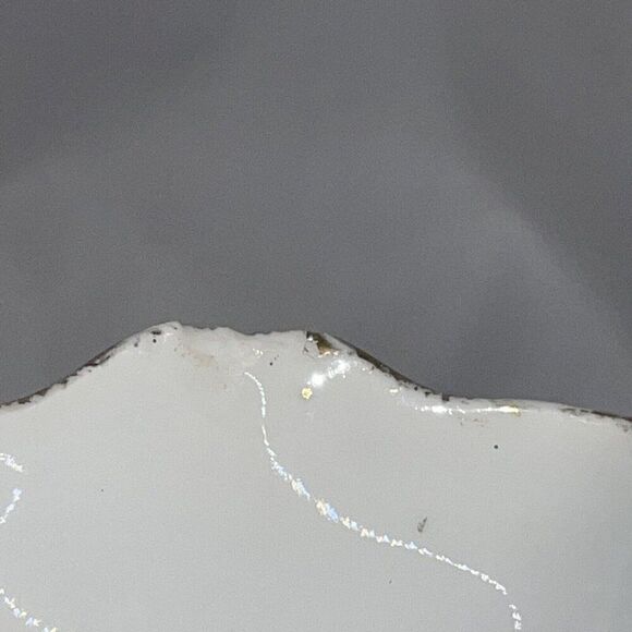 LOVELY BAVARIAN "PRINCE REGENT" GRAPES MOTIF SCALLOPED GILDED EDGE BOWL - Picture 14 of 16